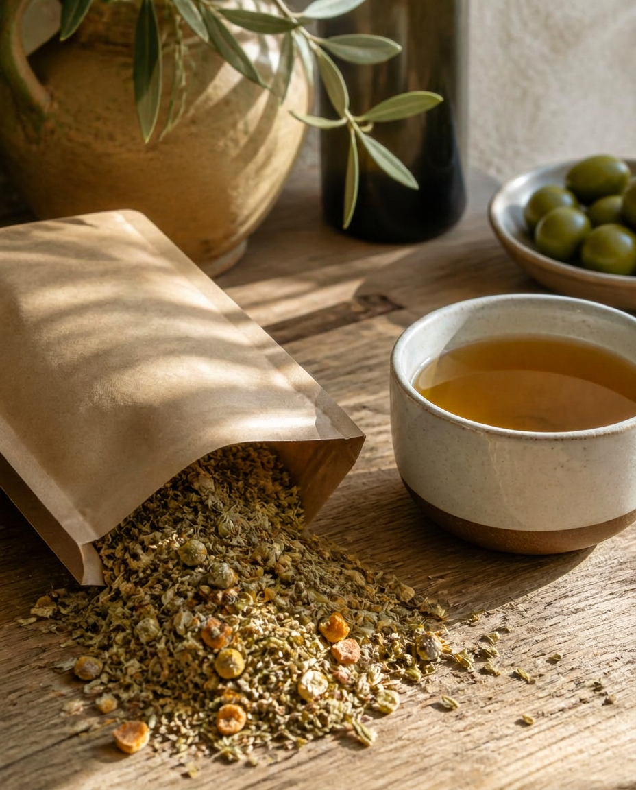 Infusión de amargos digestivos