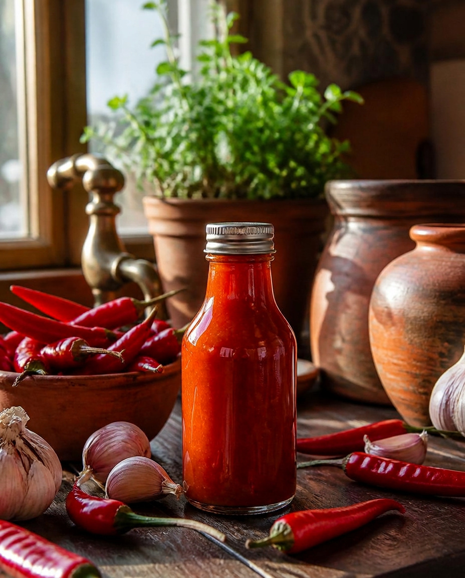 Salsa picante fermentada